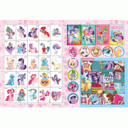 MY LITTLE PONY สมุดภาพระบายสีและเกมค้นหาสิ่งที่ซ่อนอยู่ในภาพ COLOURFUL